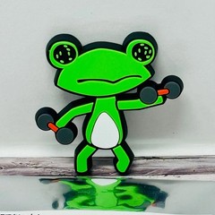 Doko Demo Issyo Ricky Frog Official Sony Rubber Magnet New Japan US Seller