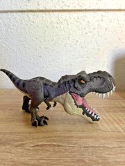 Chibi T-rex, 3d printed figure painted, Jurassic world Rebirth
