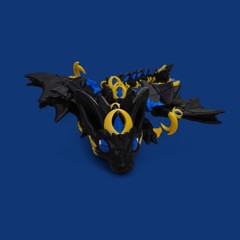 Baby Nightwing Dragon 2025 | 3D Printed Full Color Articulated Flexi Fidget Toy