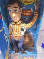 Toy Story Woody Thinkway Pull String Doll Vintage 15-inch New In Box NIB
