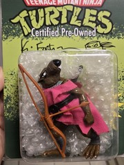 TMNT 1988 Splinter Action Figure Signed Kevin Eastman Personal Collection