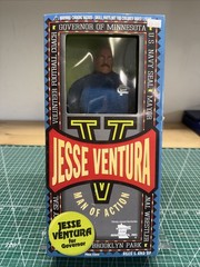Jesse Ventura Man of Action MN Governor Figure Football Coach Rare 12” Figure