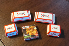 GURU MINI BRANDS FAST FOOD TGI FRIDAYS LOT A 5 PIECE MEALS