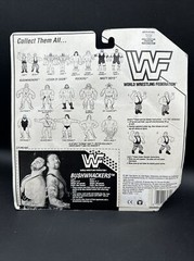 1991 Hasbro WWF THE BUSHWHACKERS BUTCH & LUKE Official World Wrestling Fed Card