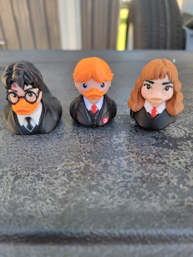 Harry Potter 3 Pack 3D Duck Jeep Ducking HARRY POTTER, HERMIONE, RON WEASLEY