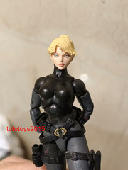 1:6 1:12 1:18 Anime Warrior girl Head Sculpt For 12″ 6″ 3.75″Action Figure Body