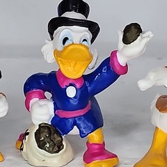 Vtg 1986 Disney Ducktales 2 Webby Huey Duey Louie Scrooge PVC Figure Lot Of Five