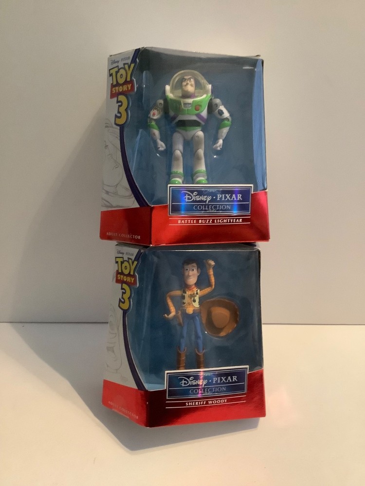 Disney Pixar Toy Story 3 Adult Collector Battle Buzz Lightyear & Sheriff Woody