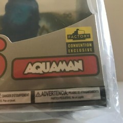 2019 San Diego Comic Con Exclusive Transparent Blue Aqua Man 3.5″ Figure