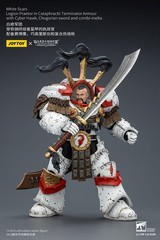 Joytoy Warhammer 30K White Scars Legion Praetor in Cataphractii Terminator