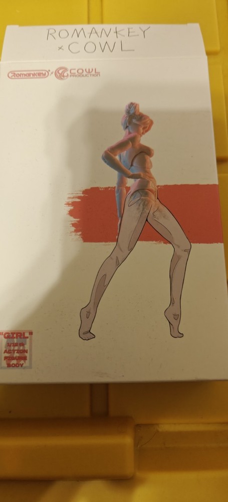 US Romankey X COWL 1/12 Figure Flexible Girl Joint Body Female Soldier Figure