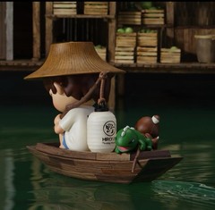 POP MART Hirono Floating Market Figure Thailand Limited Edition-Authentic
