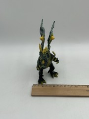 2 Dragon Action Figures 2007 Green Yellow “Dark Dargon” & Plastoy Red Yellow 👀