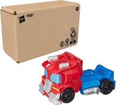 Transformers Playskool Heroes Rescue Bots Academy Team Optimus Prime, 4.5-Inch