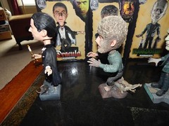UNIVERSAL MONSTERS BOBBLEHEADS COMPLETE SET 7 NECA 2006 CREATURE PHANTOM MUMMY +