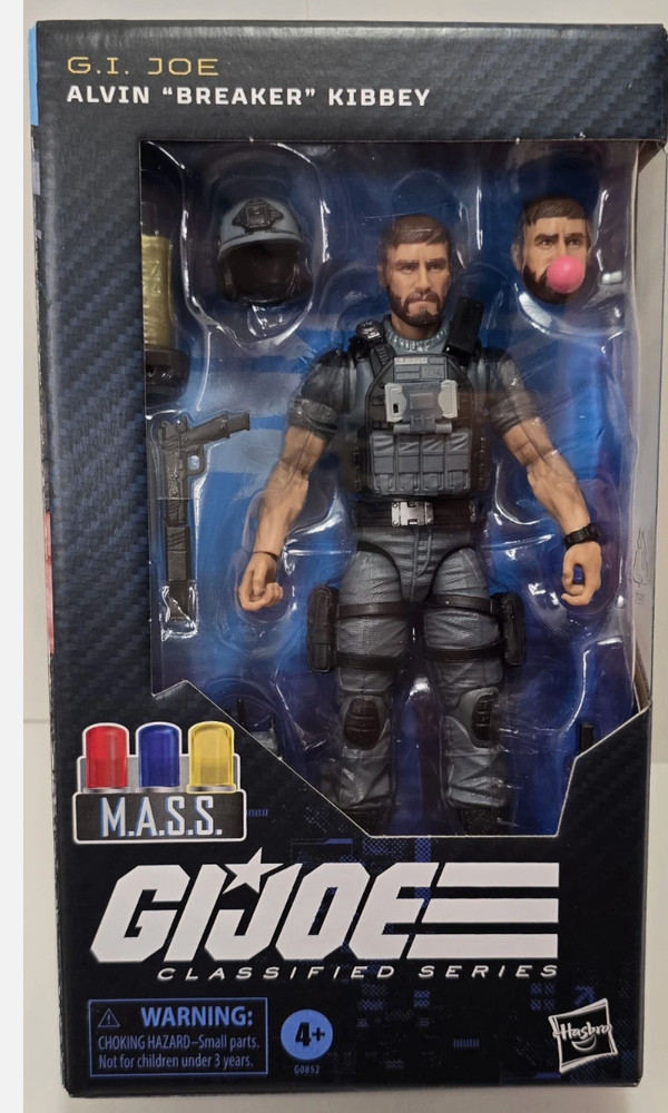 New GI Joe Classified Alvin “Breaker” Kibbey #158 Action Figure M.A.S.S. Hasbro
