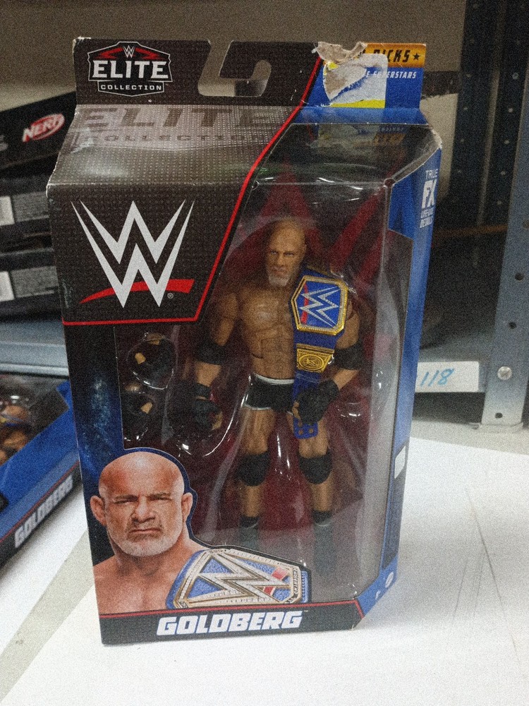 WWE Goldberg Wrestler Action Figure Elite Collection Top Picks, 9116