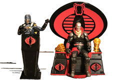 Gi joe 3d printed Throne for cobra commander,destro for 6 inch figures + podium