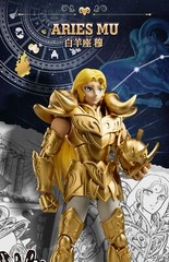 BLOKEES Saint Seiya Action Figure Aries Mu Leo Aiolia Scorpius Milo Assembly Toy