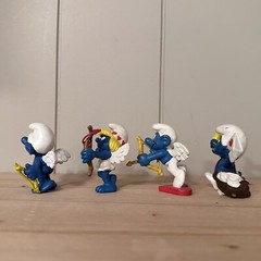 Valentine’s Day Cupid Smurfs Smurf & Smurfette Valentine Love Letter Heart Arrow