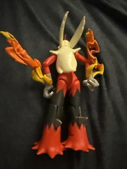 Pokemon TOMY Mega Blaziken Red Action Figure 2015 Fire Type Toy Loose