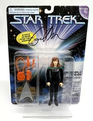 Dr. Beverly Crusher Signed Action Figure Star Trek 1997 Playmates