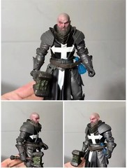 1/12 Painted Mythic Legions Fit Kratos Head Sculpt Painting Finish NO figure