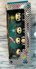 Rare🔥New Skelanimals Figurine Christmas Ornament 4 Pieces Set In Box