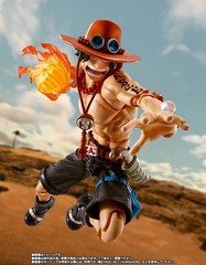 Authentic Bandai S.H.Figuarts Portgas D Ace Fire Fist One Piece Figure