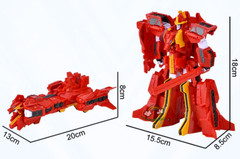 Tobot V Galaxy Detectives Commander Universe Transforming Ship Robot Toy Gift