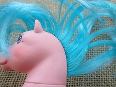 Vintage G1 My Little Pony Wavedancer Sea Pony 1984 Hasbro Pink Blue Hair