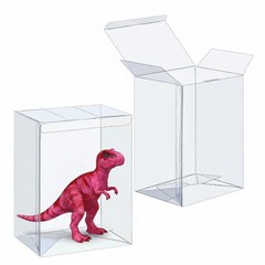 30 Pcs Clear Plastic Toy Protector Case 4 Inch Toy Display Vinyl Collectible …