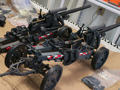3D Printed 1:16 WWII Sfh18 150mm Heavy Howitzer Model Military Collectible Toy