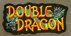 DOUBLE DRAGON embroidered figure patch action hat street fighter mortal kombat