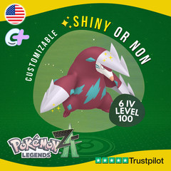 Excadrill Shiny or Non ✨6 IV Pokémon Legends Z-A Competitive Customizable ZA Z A