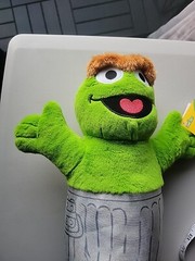 Oscar the Grouch Large 14 inch Soft Plush Stuffed Toy Licensed NEW Sesame Street