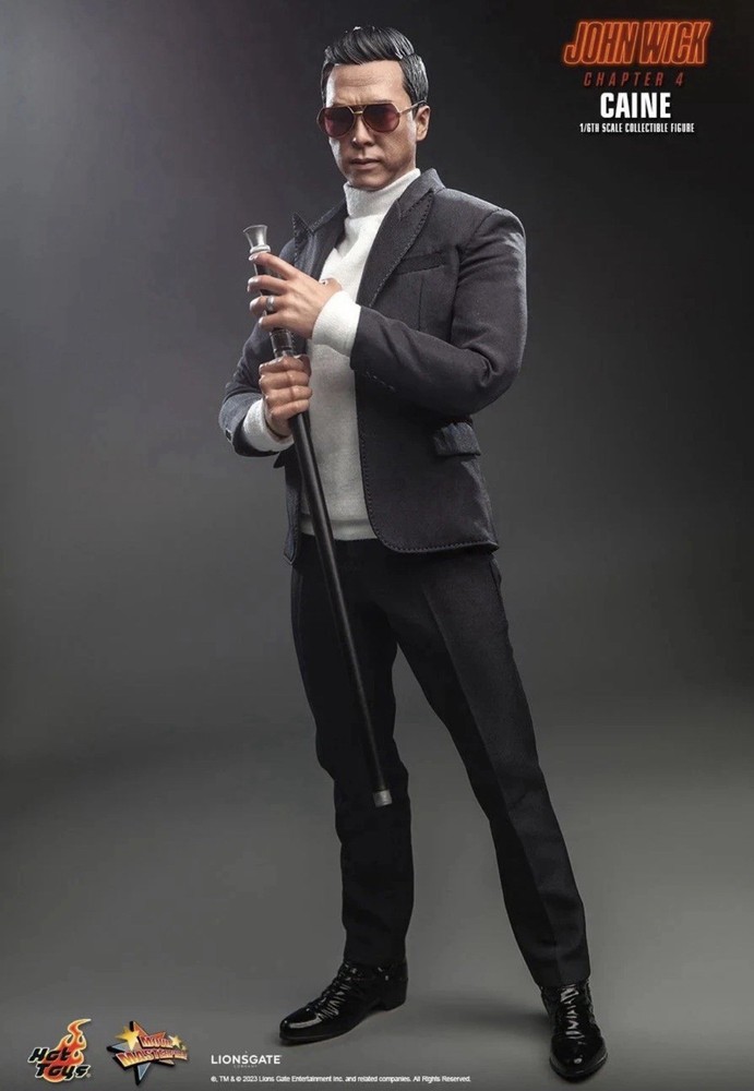 JOHN WICK 4 CAINE 1/6 SCALE ACTION FIGURE W/ MULTIPLE PROPS!!