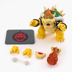 BANDAI S.H.Figuarts BOWSER (SUPER MARIO) 130mm w/ Tracking NEW