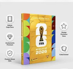 Golden and Silver Album 2026 World Cup Hardcover FIFA WC Brazilian Edition