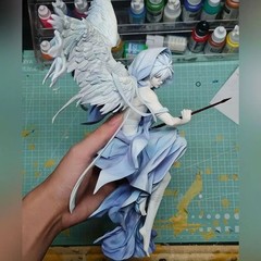 Evangelion Kaworu Nagisa Angel 28cm 1/7 Scale PVC Anime Figure