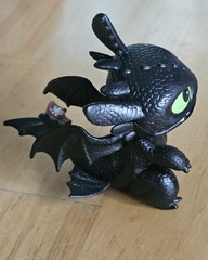 How to Train Your Dragon Toothless 3″ Action Figure Swivel Head Teeth Tongue