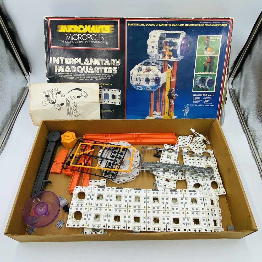 MEGO MICRONAUTS MICROPOLIS “INTERPLANETARY HEADQUARTERS” – Near Complete – 1979