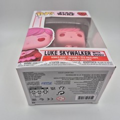 Funko POP Star Wars Valentine’s Day Luke Skywalker 494 with Grogu Pop Protector