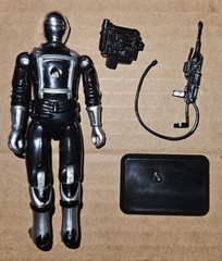 GI Joe Cobra Red De Aco Black Major 1st Run Custom ARAH Complete Comandos Brazil
