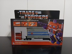 Transformers KC-01 KO Die-Cast Optimus Prime Missing Link G1 Trailer & Bumblebee
