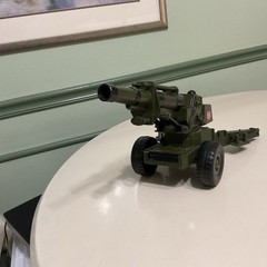 G.I. Joe 2002 Hasbro U.S. Army Electric Pull Behind Artillary Cannon Gun Toy