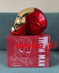 US Ship!!! Iron Man 1:1 MK5 Deformable Voice Control Wearable Helmet Boxed Gift