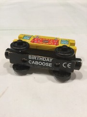 HAPPY BIRTHDAY THOMAS (2003) Thomas the train wooden And BITHRDAY CABOOSE CAR