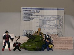 VINTAGE HASBRO G.I. JOE COBRA ARMOR AMBUSH WITH GRUNT, SCRAP-IRON AND TELE-VIPER