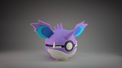 Nidoking | Themed 3D Printed Pokéball | #0034 Nidoking